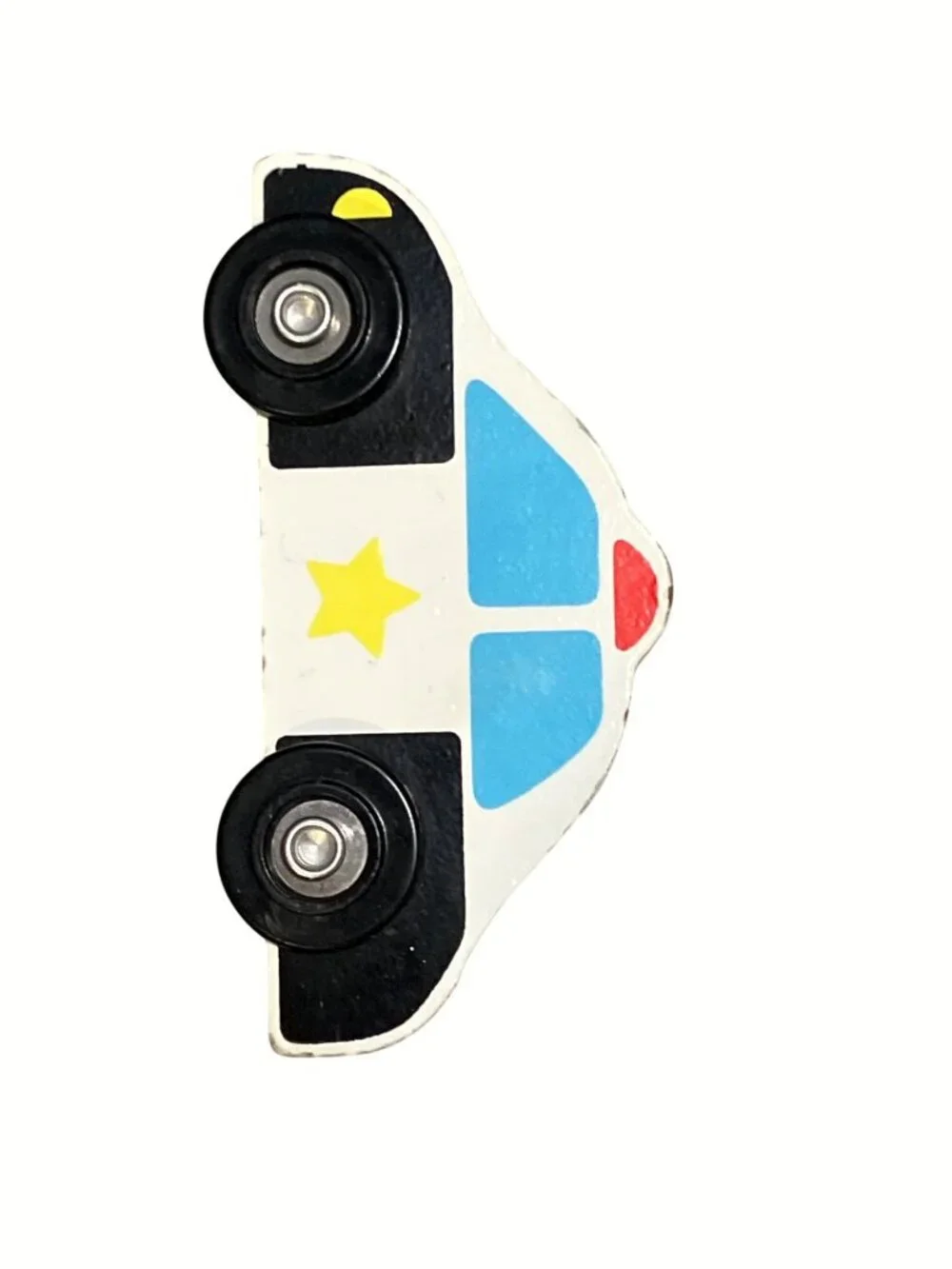 Wooden Toy Vehicle Set  Police Fire Ambulance Bus Garbage Truck